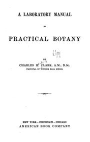 Cover of: A laboratory manual in practical botany