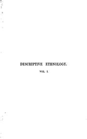 Cover of: Descriptive ethnology. by Robert Gordon Latham