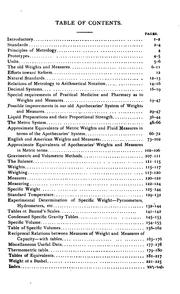 Cover of: A manual of weights and measures ... with rules and tables.