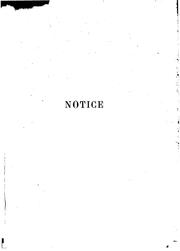 Cover of: Notice des papyrus démotiques archaïques et autres texte [!] juridiques ou historiques by Revillout, Eugène