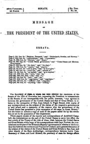 Cover of: The northwest boundary. by United States. Department of State.
