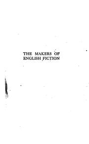 Cover of: The makers of English fiction. by William James Dawson