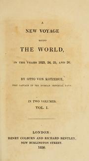 Cover of: A new voyage round the world, in the years 1823, 24, 25 and 26
