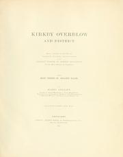 Cover of: Kirkby Overblow and district. by Speight, Harry