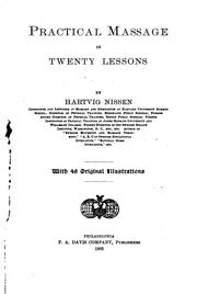 Cover of: Practical massage in twenty lessons by Nissen, Hartvig