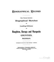 Cover of: Biographical record: this volume contains biographical sketches of leading citizens of Oakland County, Michigan ...