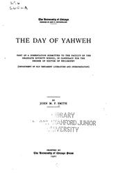 Cover of: The day of Yahweh