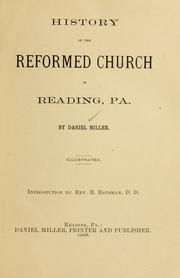 Cover of: History of the Reformed Church in Reading, Pa.