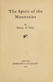Cover of: The spirit of the mountains