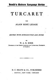 Cover of: Turcaret by Alain René Le Sage