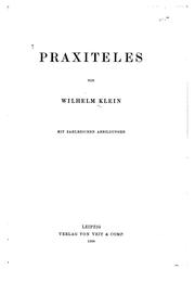 Cover of: Praxiteles