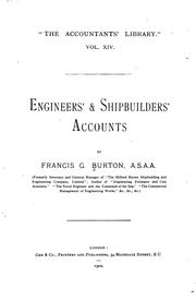 Cover of: Engineers' & shipbuilders' accounts