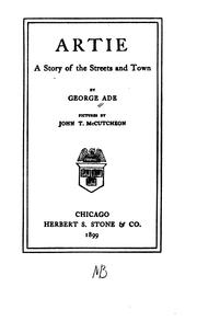 Cover of: Artie.: A story of the streets and town