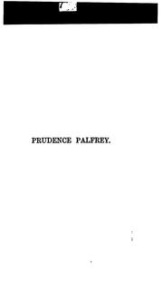 Cover of: Prudence Palfrey. by Thomas Bailey Aldrich