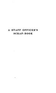 A staff officer's scrap-book during the Russo-Japanese war by Hamilton, Ian Sir