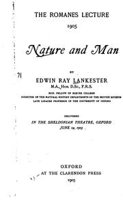 Cover of: Nature and man