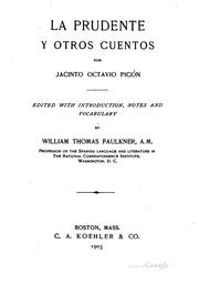 Cover of: La prudente, y otros cuentos