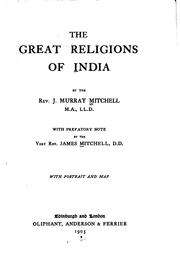 Cover of: The great religions of India