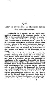 Cover of: Ueber die lehre von den meeresströmungen