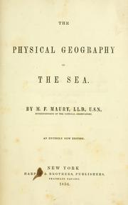 The physical geography of the sea by Matthew Fontaine Maury