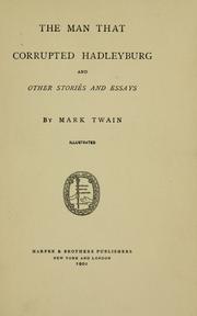 The Man That Corrupted Hadleyburg By Mark Twain | Open Library