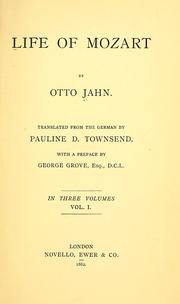 W. A. Mozart by Otto Jahn