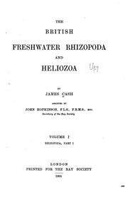 Cover of: The British freshwater Rhizopoda and Heliozoa