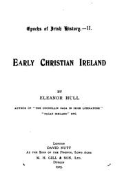 Cover of: Early Christian Ireland. by Eleanor Hull