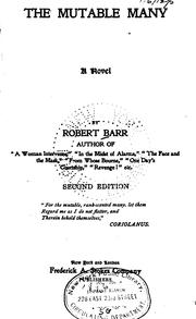 Cover of: The mutable many. by Robert Barr