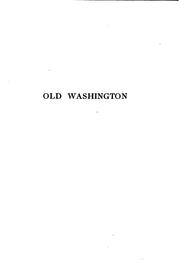 Cover of: Old Washington