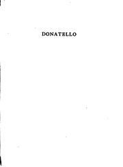 Cover of: Donatello