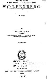 Cover of: Wolfenberg by William Black
