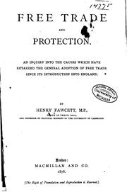 Cover of: Free trade and protection. by Henry Fawcett