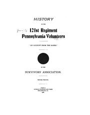 Cover of: History of the 121st regiment Pennsylvania volunteers. by Pennsylvania infantry. 121st regt., 1862-1865.