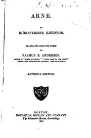 Cover of: Arne. by Bjørnstjerne Bjørnson
