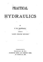 Practical hydraulics by P. M. Randall