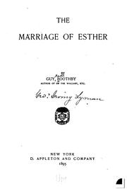 Cover of: The marriage of Esther