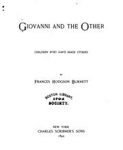 Cover of: Giovanni and the other by Frances Hodgson Burnett