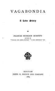 Cover of: Vagabondia by Frances Hodgson Burnett