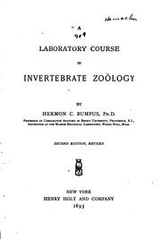 Cover of: A laboratory course in invertebrate zoöloy by Bumpus, Hermon Carey