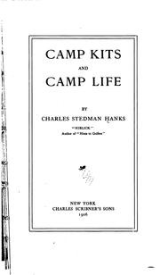 Cover of: Camp kits and camp life