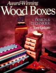 Award-winning wood boxes by Tony Lydgate