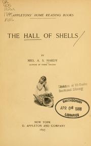 Cover of: The hall of shells by Hardy, A. S. Mrs.