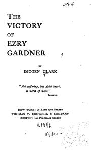 Cover of: victory of Ezry Gardner | Imogen Clark