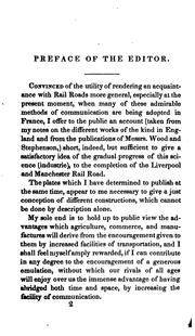 Cover of: Description of the railroad from Liverpool to Manchester