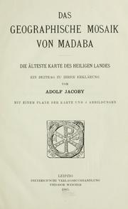 Das geographische Mosaik von Madaba by Adolf Jacoby