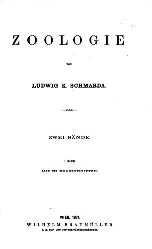 Zoologie by Ludwig K. Schmarda