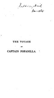 Cover of: The voyage of Captain Popanilla. by Benjamin Disraeli