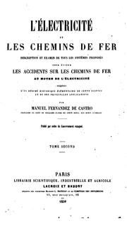 L' électricité et les chemins de fer by Manuel Fernandez de Castro