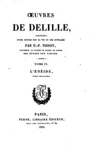Cover of: Œuvres de J. Delille. by Jacques Delille